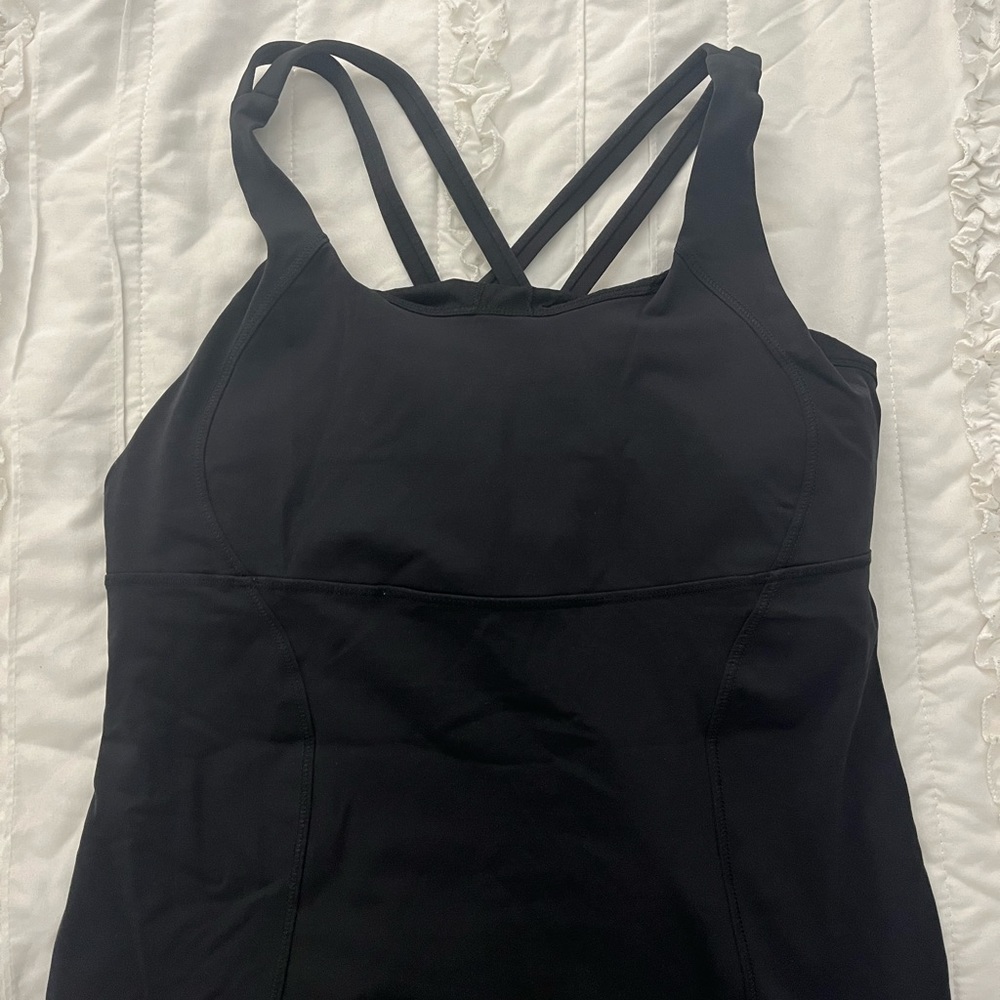Lulu lemon tank top - color black size 8
